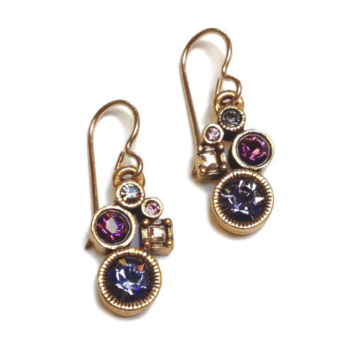 Patricia Locke Jewelry - Nicolette Earrings in Purple Rain