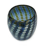 Philabaum Glass - Mirrored Nutty Bowl in Blue