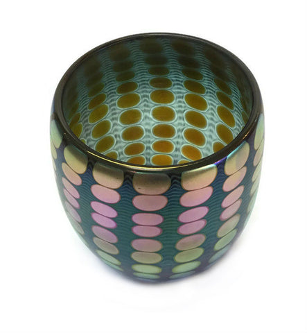 Philabaum Glass - Nutty Bowl in Emerald