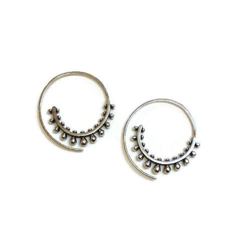 Sasha Bell Jewelry - Ultra Spiral Hoop Earrings