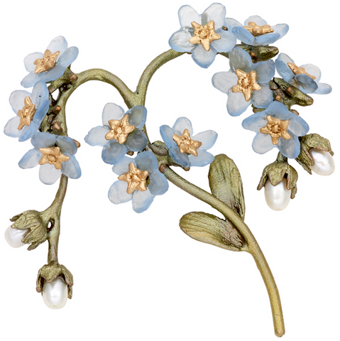 Silver Seasons by Michael Michaud - Forget Me Not Pin