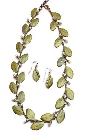 Silver Seasons - Michael Michaud - Myrtle Leaf Necklace