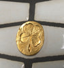 Vilmain Pewter - 4 Leaf Clover Golden Pocket Charm