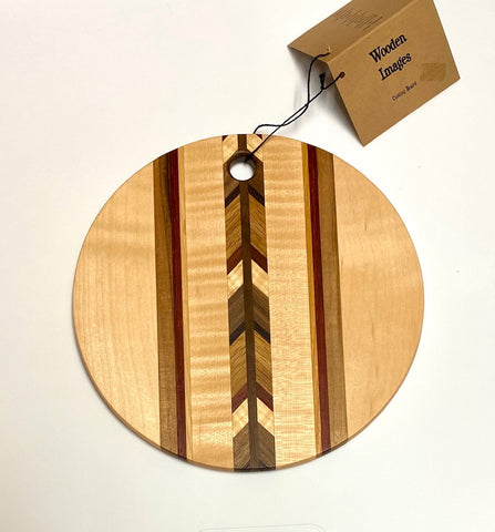 Wooden Images - Round Maple Cutting Board