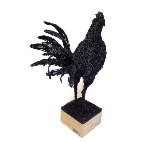 Zak Gere - The Rooster - Wire Sculpture