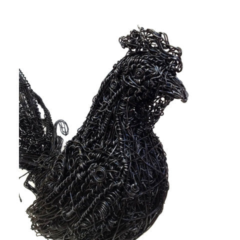Zak Gere - The Rooster - Wire Sculpture
