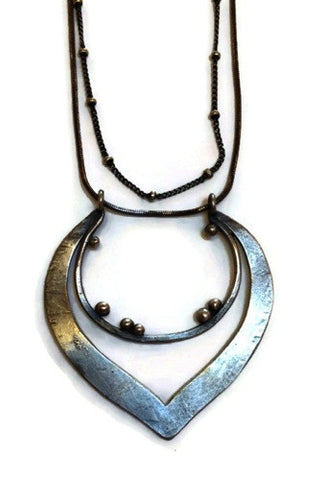 Julia Britell Jewelry - Double Hoop Pendant