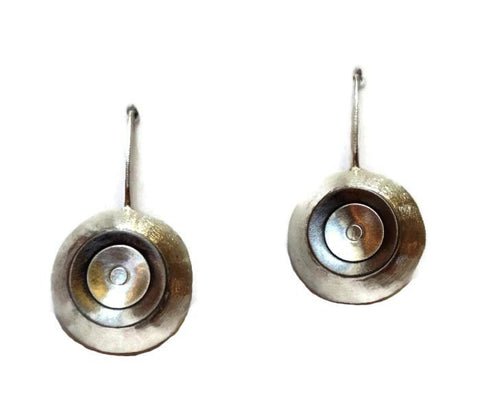 Kenneth Pillsworth Jewelry - Domed Earrings
