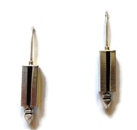 Kenneth Pillsworth Jewelry - Small Linear Earrings
