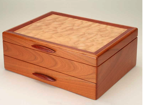 Mike Fisher - Heartwood Creations - Cascade I - 1 Drawer Jewelry Box