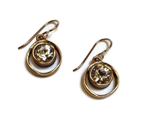 Patricia Locke Jewelry - Skeeball Earrings in Crystal