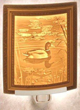 The Porcelain Garden - Ripples - Lithophane Night Light