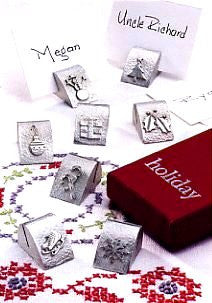 Vilmain Pewter - Holiday Place Card Holders