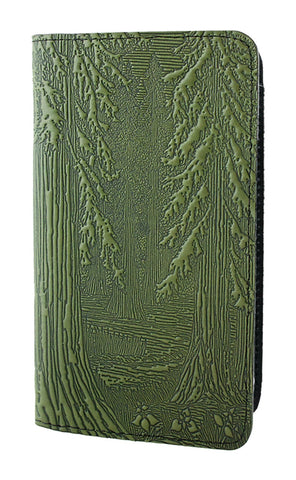 Oberon Design - Forest Leather Checkbook Cover