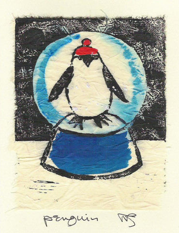 Salmonberry Studio - Penguin Note Card