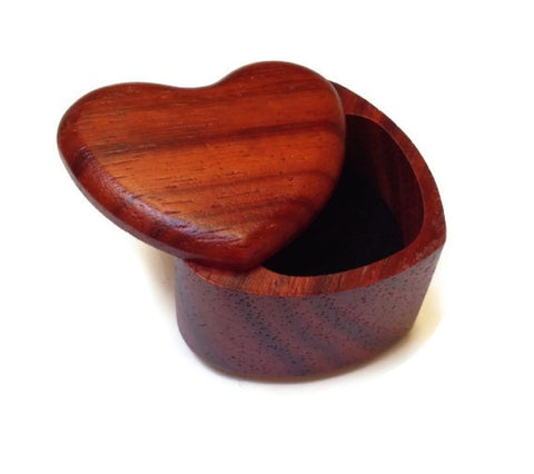 Heartwood Creations - Heart Pivot Top Ring Box