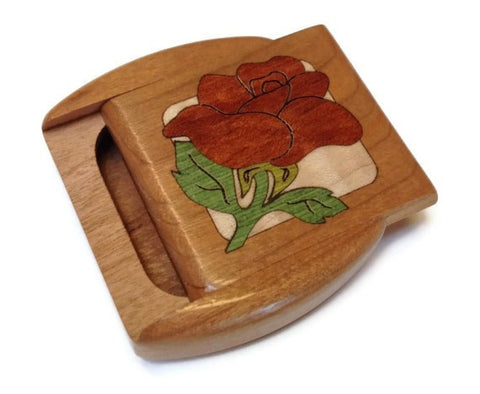 Heartwood Creations - Secret Box - Rose Inlay