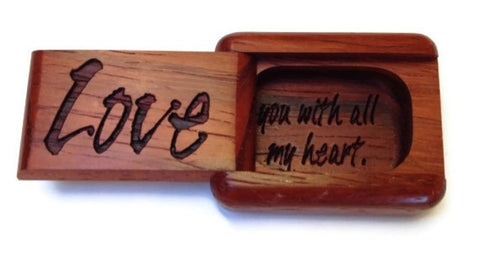 Mike Fisher - Heartwood Creations - Secret Boxes -Laser Love Box